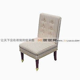 3D單人沙發(fā)模型