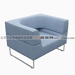 3D單人沙發(fā)模型