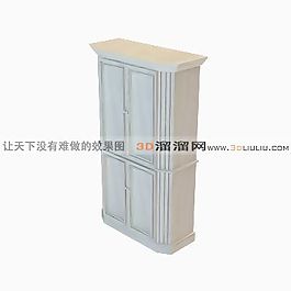 3D文件柜模型