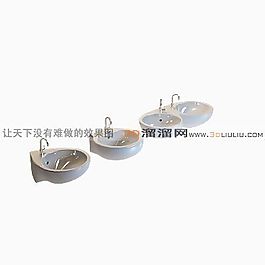 3D洗手盆模型