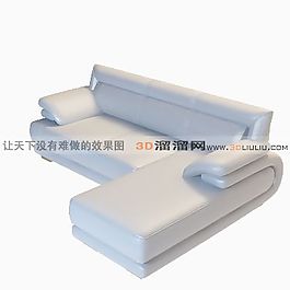 3D多人沙发模型