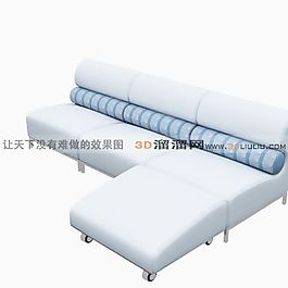 3D多人沙發(fā)模型