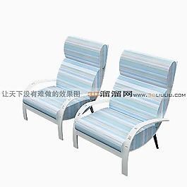 3D單人沙發(fā)模型