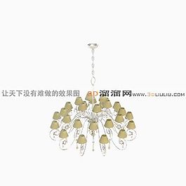 3D歐式吊燈模型