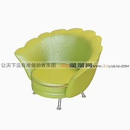 3D單人沙發(fā)模型