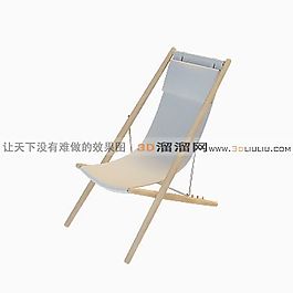 3D躺椅模型
