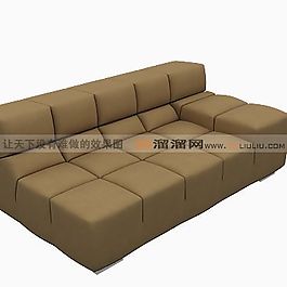 3D多人沙發(fā)模型