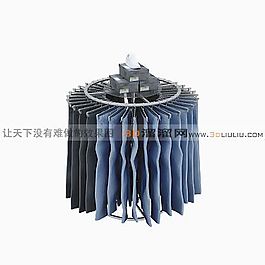 3D服装架模型
