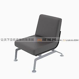 3D單人沙發(fā)模型