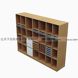 3D書柜模型