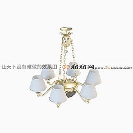 3D歐式吊燈模型