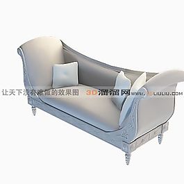 3D多人沙發(fā)模型