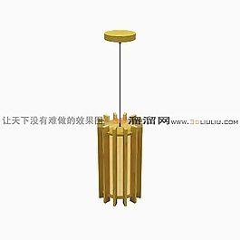 3D中式吊燈模型