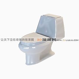3D坐便器模型