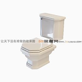 3D坐便器模型