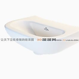 3D洗手盆模型