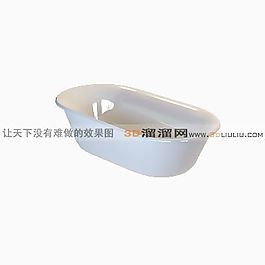 3D浴缸模型