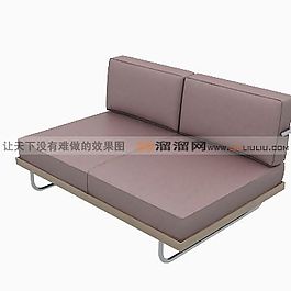 3D雙人沙發(fā)模型