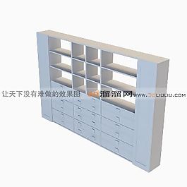 3D書柜模型