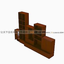 3D陳設(shè)柜模型