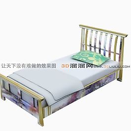 3D鐵藝床模型