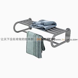 3D毛巾模型