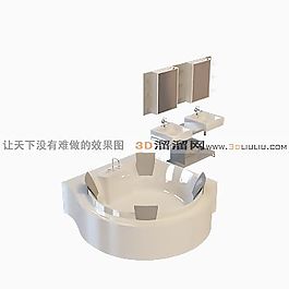 3D衛(wèi)浴組合模型