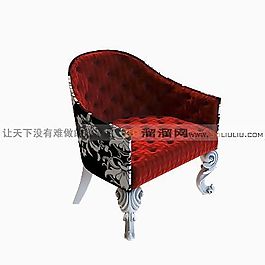 3D休閑椅模型