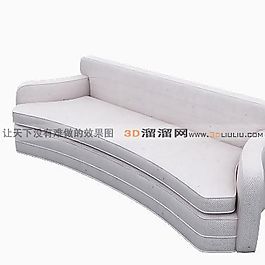 3D多人沙发模型