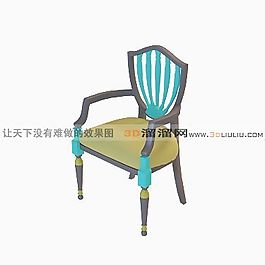 3D餐椅模型