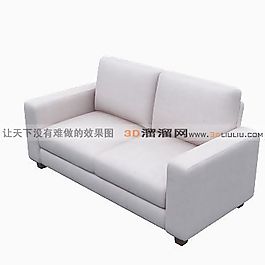 3D雙人沙發(fā)模型