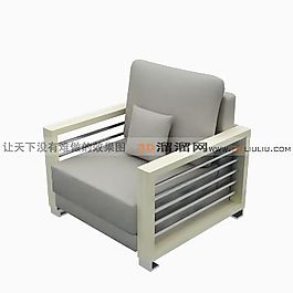 3D單人沙發(fā)模型