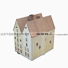 3D住宅樓模型