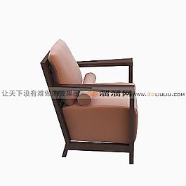 3D單人沙發(fā)模型