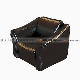 3D單人沙發(fā)模型