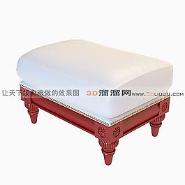 3D沙發(fā)凳模型
