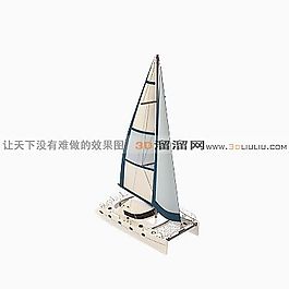 3D帆船模型