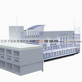 3D辦公樓模型