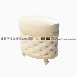 3D沙發(fā)凳模型
