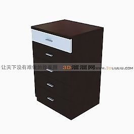 3D文件柜模型