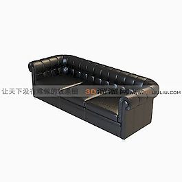 3D三人沙發(fā)模型