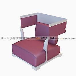 3D雙人沙發(fā)模型