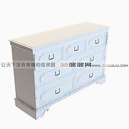 3D邊柜模型