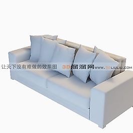 3D雙人沙發(fā)模型