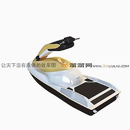 3D摩托艇模型