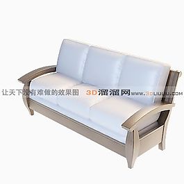 3D三人沙發(fā)模型