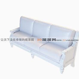 3D三人沙發(fā)模型