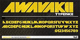 awavakii字體