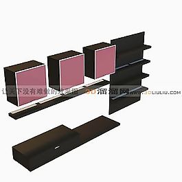 3D邊柜模型
