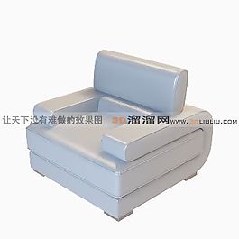 3D單人沙發(fā)模型